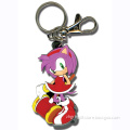 wholesale promotional soft embossed rubber keychain